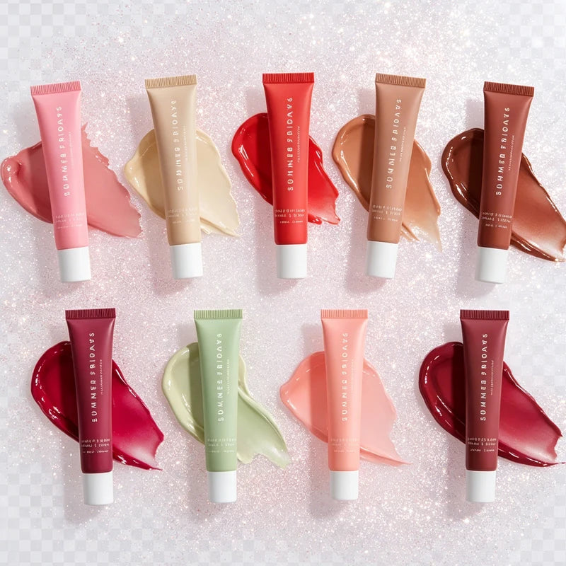 Summer Friday's Hot Original Cherry Sweet Mint Pink Sugar Limited Edition Lip Balm Set Moisturize Lipstick Lip Gloss Care Suit