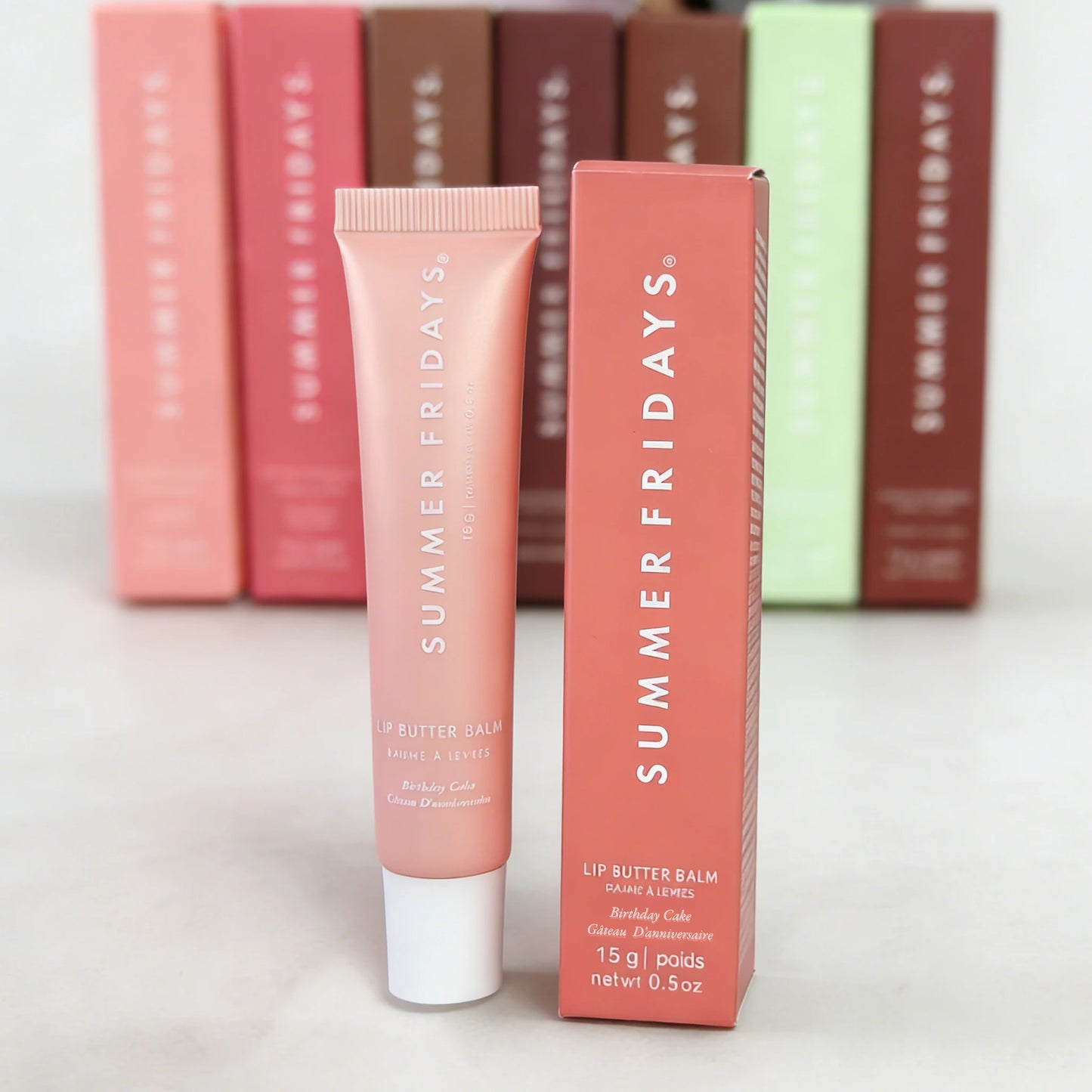 Summer Friday's Hot Original Cherry Sweet Mint Pink Sugar Limited Edition Lip Balm Set Moisturize Lipstick Lip Gloss Care Suit