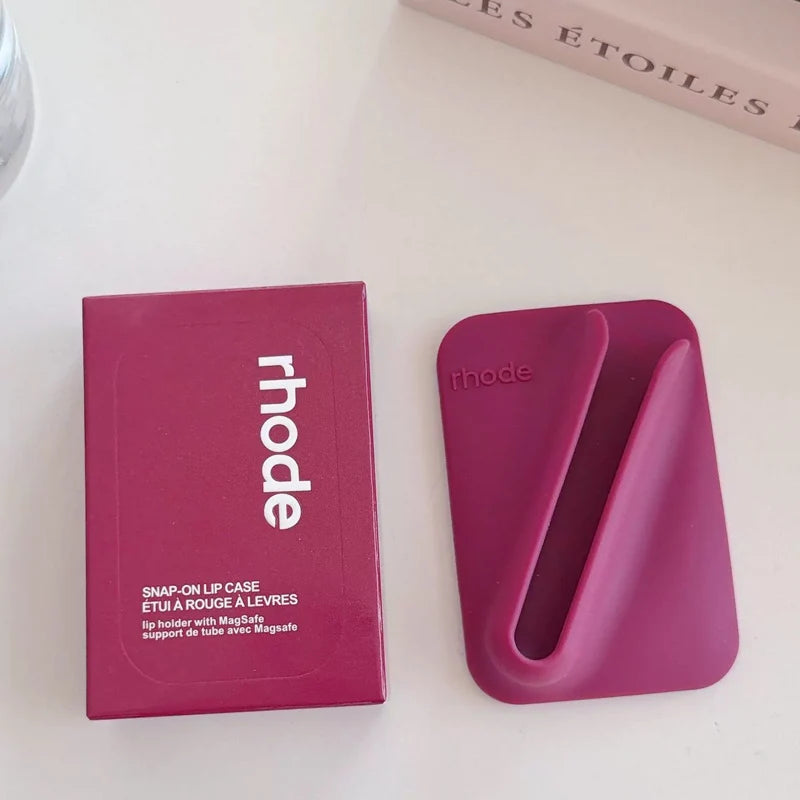 Magnetic Rhode Phone Case Suitable for All Phone Models Matched with New Lip Gloss DecorationSmooth and Non-sticky Blush Texture