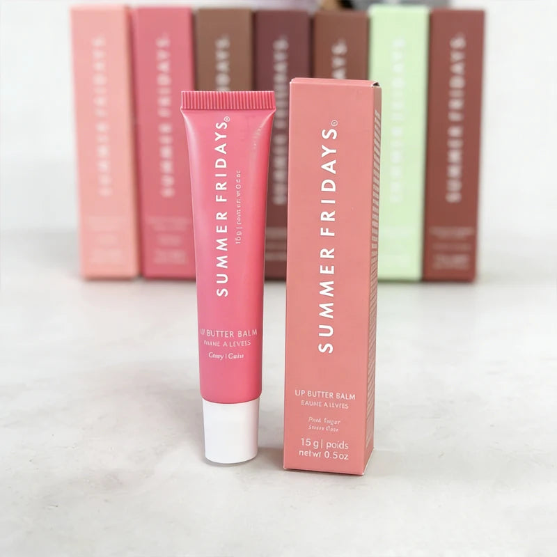 Summer Friday's Hot Original Cherry Sweet Mint Pink Sugar Limited Edition Lip Balm Set Moisturize Lipstick Lip Gloss Care Suit