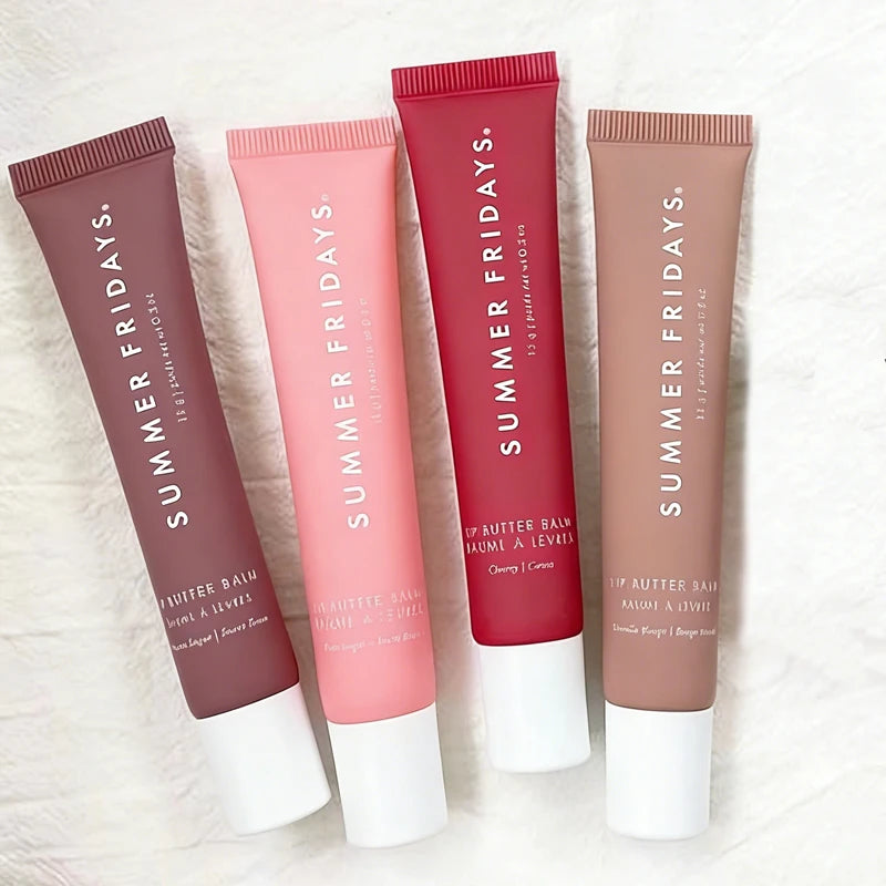 Summer Friday's Hot Original Cherry Sweet Mint Pink Sugar Limited Edition Lip Balm Set Moisturize Lipstick Lip Gloss Care Suit