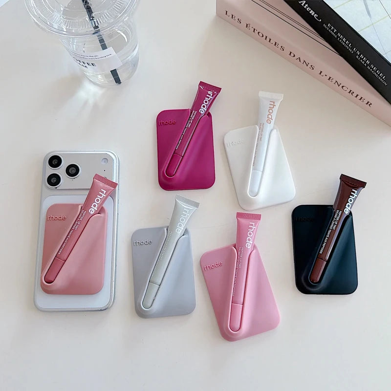 Magnetic Rhode Phone Case Suitable for All Phone Models Matched with New Lip Gloss DecorationSmooth and Non-sticky Blush Texture
